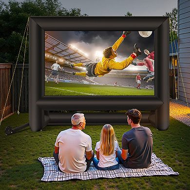 Inflatable Projector Screen Front & Rear Projection Indoor Outdoor Viewing