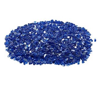 Tempered Quartz Fire Glass Rocks for Fire Pits, Fireplaces, or Gas Fire Features