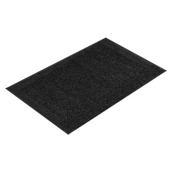 Indoor Outdoor Door Mat with 3D Groove Surface for Dirt and Dust