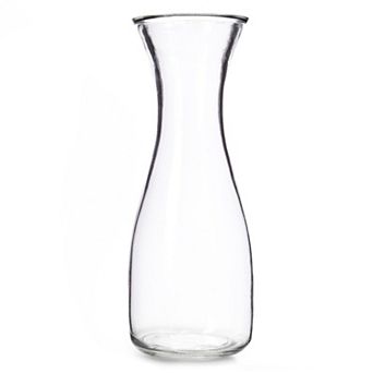 17 oz Glass Serving Bottles for Iced Tea, Cocktails and Dinner Parties