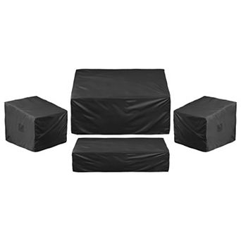 4 pc Outdoor Patio Furniture Cover Set, Waterproof Oxford Fabric