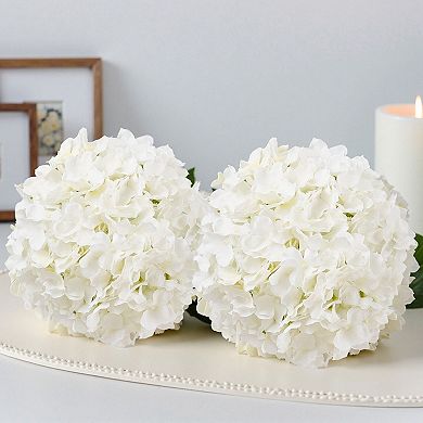 Artificial Hydrangea Flowers Bulk Set, 105 Silk Flower Stems for Vases and Centerpieces
