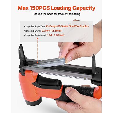 21-Gauge Pneumatic Staple Gun for Upholstery, Woodworking, and DIY Projects