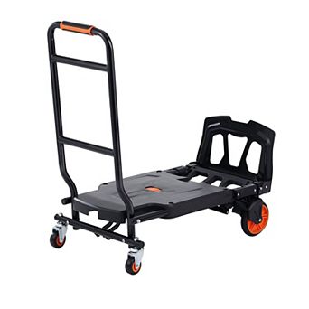 Convertible Hand Truck and Platform Cart Lightweight Folding Design