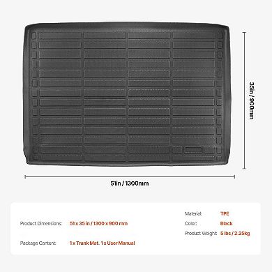 All-Weather Car Cargo Mat Trunk Liner & Mud Protector-Chevrolet Suburban & GMC Yukon XL 2015-2020