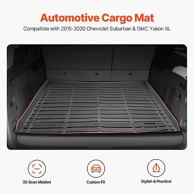 All-Weather Car Cargo Mat Trunk Liner & Mud Protector-Chevrolet Suburban & GMC Yukon XL 2015-2020