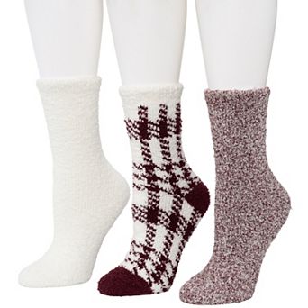 Women's Cuddl Duds® 3-Pack Cozy Crew Socks in Gift Box