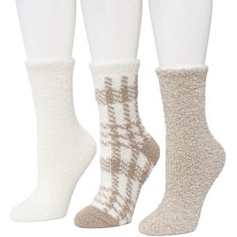 Women's Cuddl Duds® 3-Pack Cozy Crew Socks in Gift Box