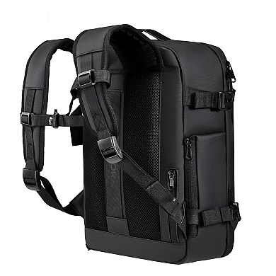 Multifunction Vacuum Travel Backpack with Rechargeable Pump, 25-35L Expandable Capacity