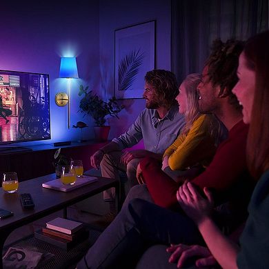 Battery Operated Wall Sconces with RGB Colors and Adjustable Brightness Set of 2