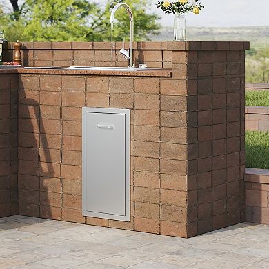 Stainless Steel BBQ Drawer for Outdoor Kitchen Tool Storage