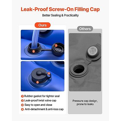 12-Pack Pool Cover Water Bags Double-Chamber PVC