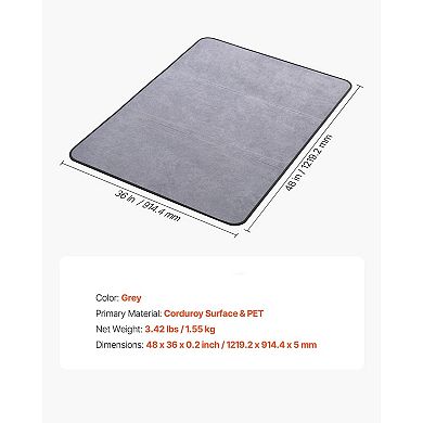 Floor Chair Mat for Home Office, Gaming, or Study Area