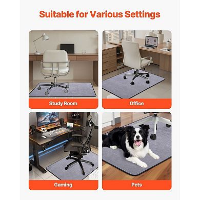 Floor Chair Mat for Home Office, Gaming, or Study Area