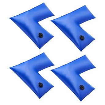 4-Pack Corner Water Bags Secure Pool Cover Against Wind and Debris PVC