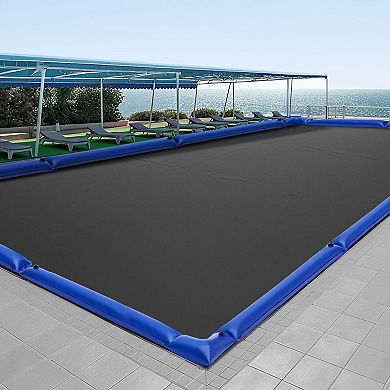 4-Pack Corner Water Bags Secure Pool Cover Against Wind and Debris PVC