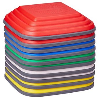 10 pc Balance and Motor Skill Steppingstones for Kids, Lightweight and Stackable