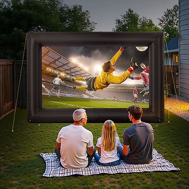 Inflatable Projector Screen Front & Rear Projection Indoor Outdoor Viewing