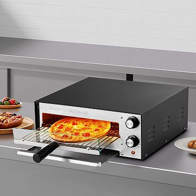 Electric Pizza Oven with 1450W Power for Pizza, Bread, and Cakes