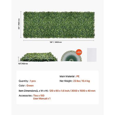 Artificial Milan Grass Wall Panel with 3D Texture for Indoor and Outdoor Wall Decor