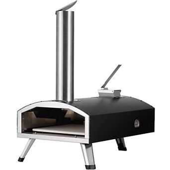Outdoor Pizza Oven for Pizzas Wood Pellet, Wood Chip, and Charcoal Fuel