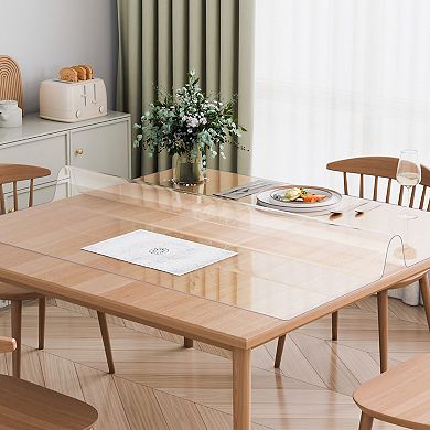 Table Cover for Scratch, Spill, and Heat Protection on Wood Laminate Surfaces