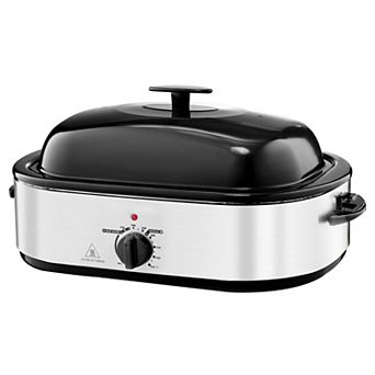 18-qt Electric Roaster Oven with 1450W Power and Adjustable 150450℉ Temperature