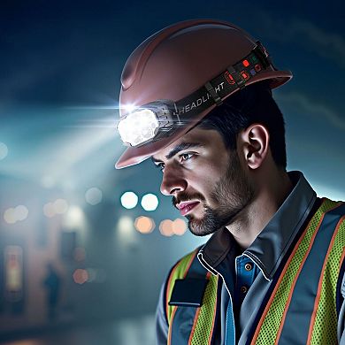 2 Pack Rechargeable LED Headlamp with Motion Sensor, 12 Lighting Modes