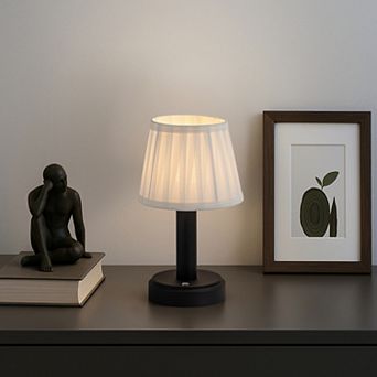 11'' Modern Type-C Rechargeable Cordless LED Table Lamp Industrial Dimmable Touch Control Mini Desk