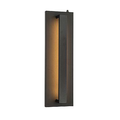 1-Light H20 in Minimalist Modern Linear 23W Integrated LED Outdoor Wall Sconce