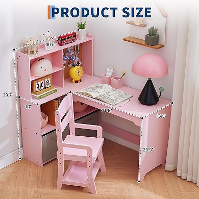 Kids Desk and Chair Set