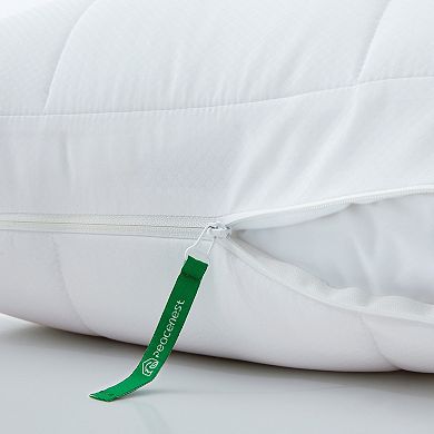 Unikome Adjustable Cooling Pillow Set (2-Pack), PCM Cool Touch Fiber Pillow with Removable Layers