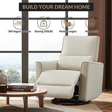 360° Swivel Glider Chair