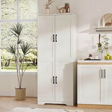 60" Kitchen Pantry Storage Cabinet