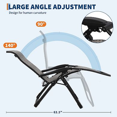 Rattan Reclining Folding Chair