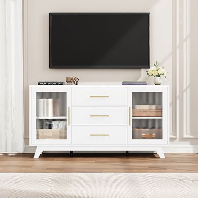 Glass Changhong Glass Sideboard 56 Inches