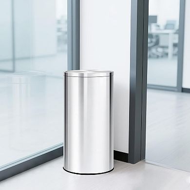 18.5 Gallon Stainless Steel Waste Bin