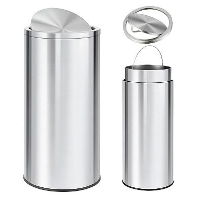 18.5 Gallon Stainless Steel Waste Bin