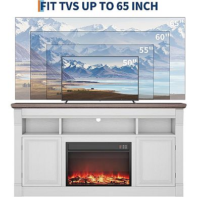 58 Inch Fireplace TV Stand