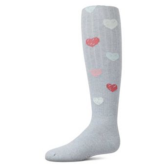 Girls' Multi Heart Graffiti Cotton Tights