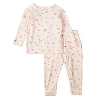 Big Kids 2 pc Girls "Cameo Florals" 100% Cotton Pajama Set