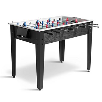 48 Inch Foosball Table with Adjustable Levelers for Home Game Room