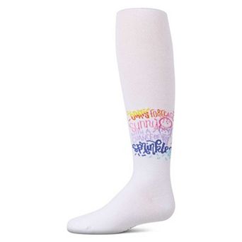 Girls Sunny Days Opaque Stretch Cotton Tights
