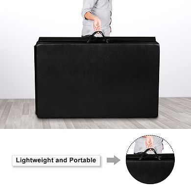Folding Gymnastics Mat 4 x 10 Ft Thick Tumbling Exercise Pad