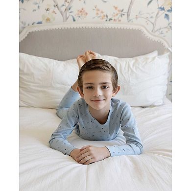Big Kids 2 Piece Boys "My Brightest Star" 100% Cotton V-Neck Pajama set