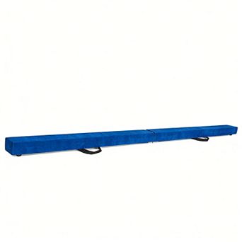 Folding Balance Beam 7 Ft Gymnastics Training Beam with Handles