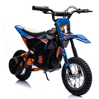 ANIXOL 24V Kids Electric Dirt Bike with 250W Motor and Spring Suspension