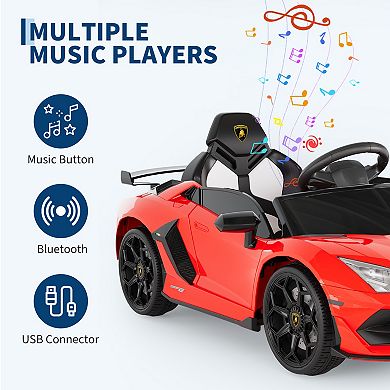 ANIXOL Licensed Lamborghini 12V Kids Ride-On Car
