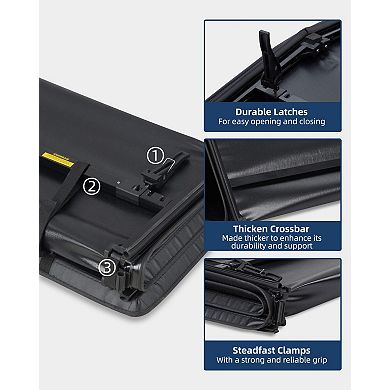 ANIXOL Quad-Fold Truck Bed Tonneau Cover
