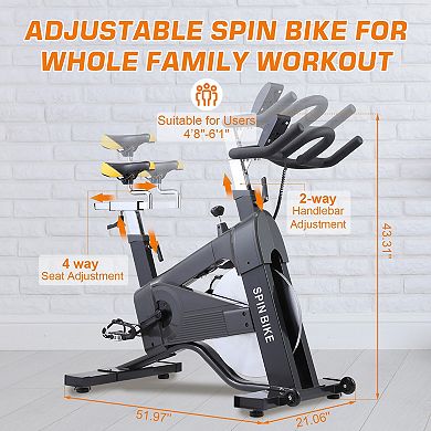 ANIXOL Magnetic Resistance Exercise Bike